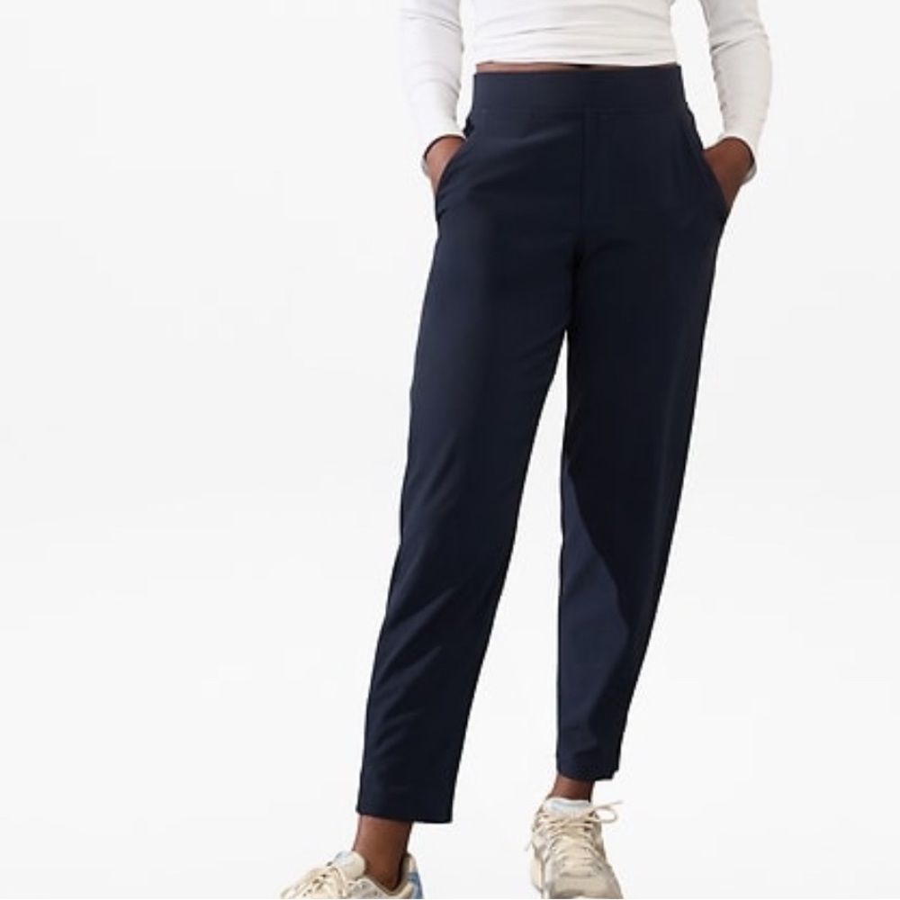Athleta Navy Brooklyn Ankle Pants